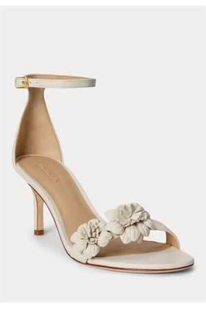 Allie M Flwr-Sandals-Heel Sandal-Soft Nappa LAUREN RALPH LAUREN | Sandalo | 802P10640001